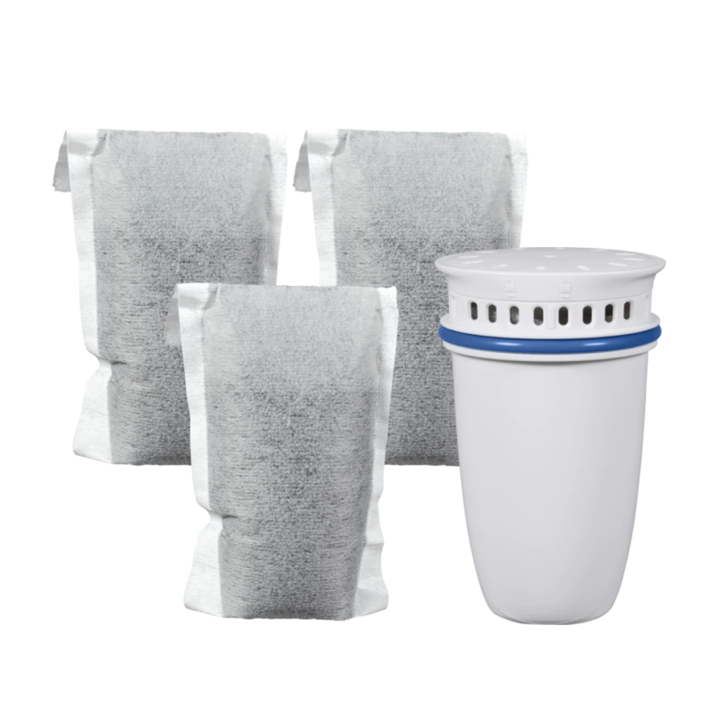 Brita® Refillable Water Filtration Starter Kit with 1 Reusable Filter Shell and 3 Filter Refills