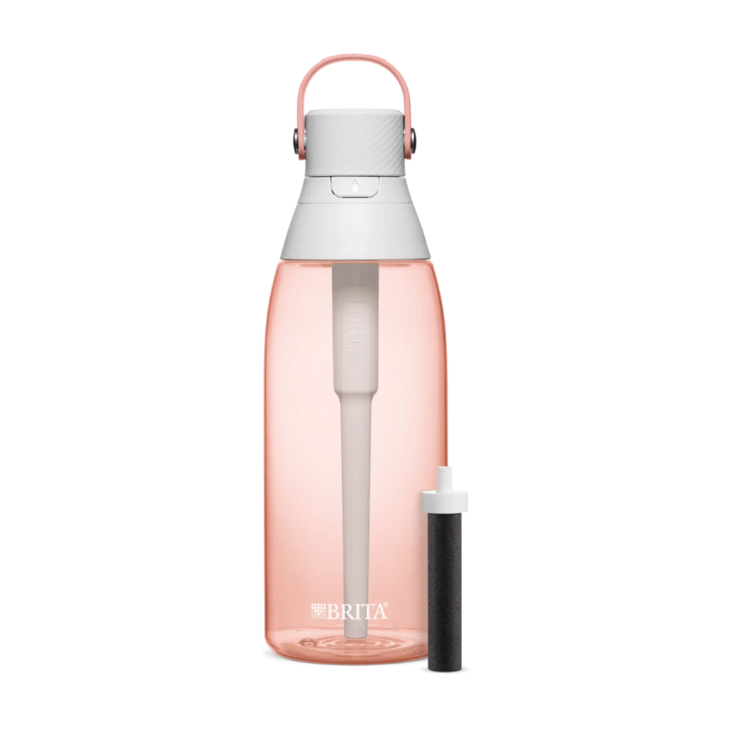 Premium Filtering Water Bottle - Hard Sided Plastic, 36oz