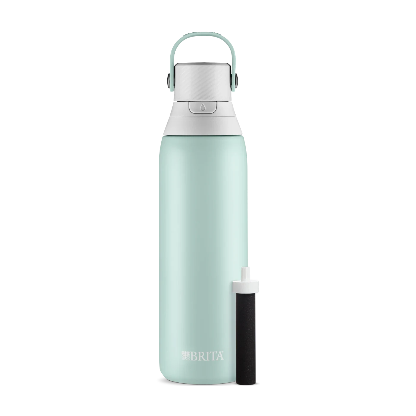 Premium Filtering Water Bottle - Stainless Glacier, 20oz