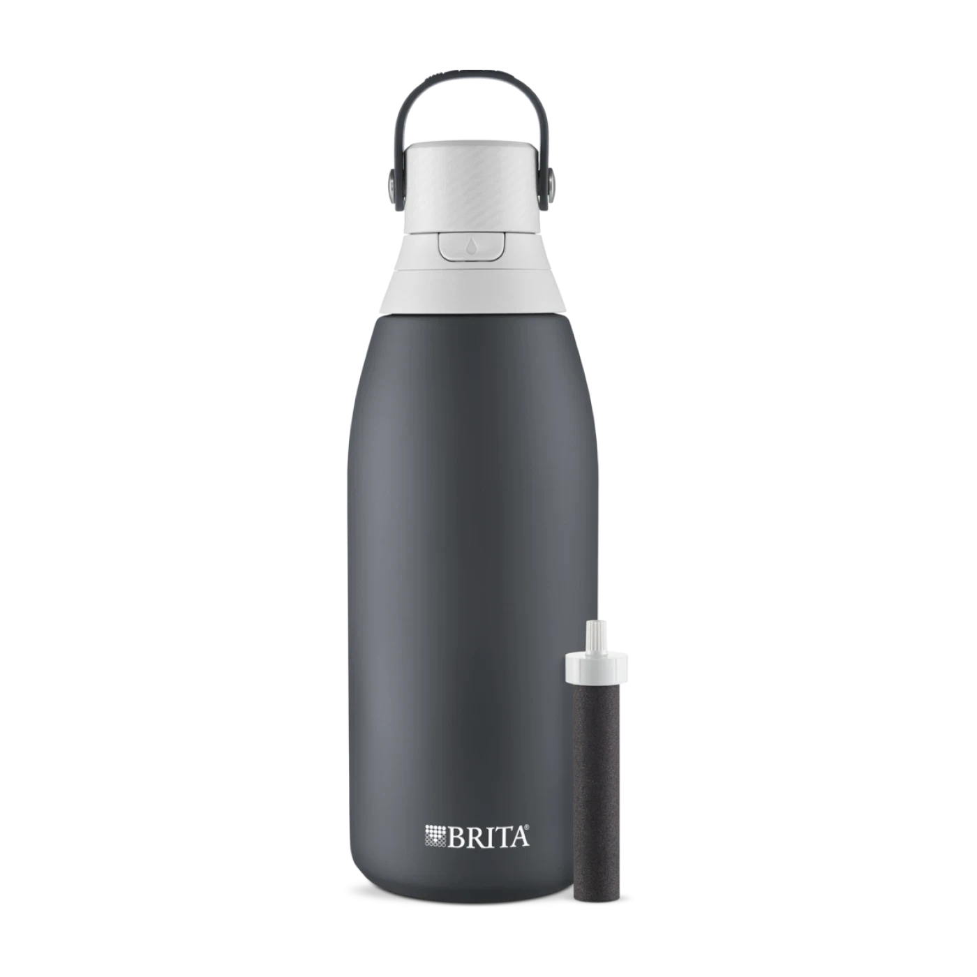 Premium Filtering Water Bottle - Stainless Steel, 32oz