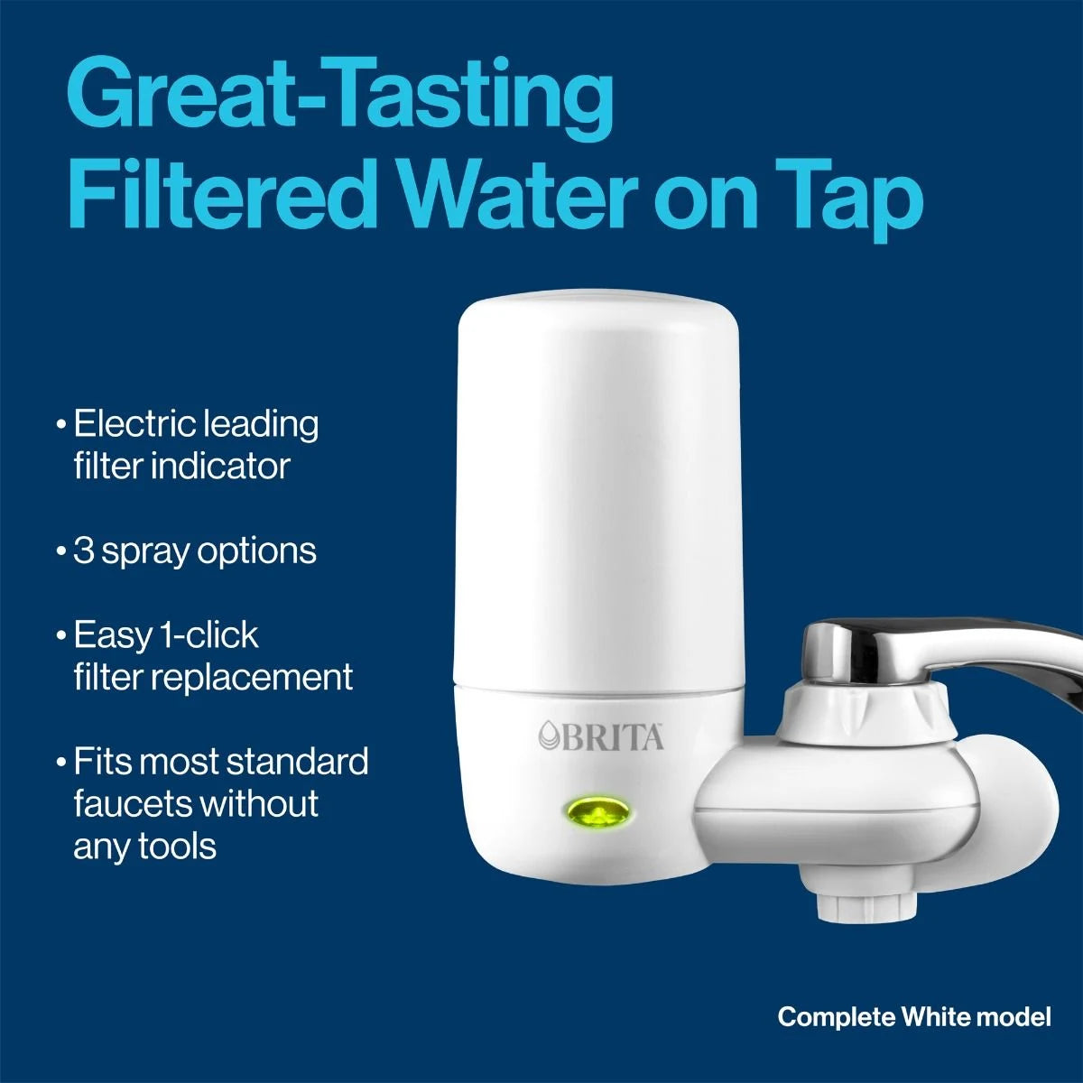 Elite Advanced Water Filter Faucet System with 2 filters